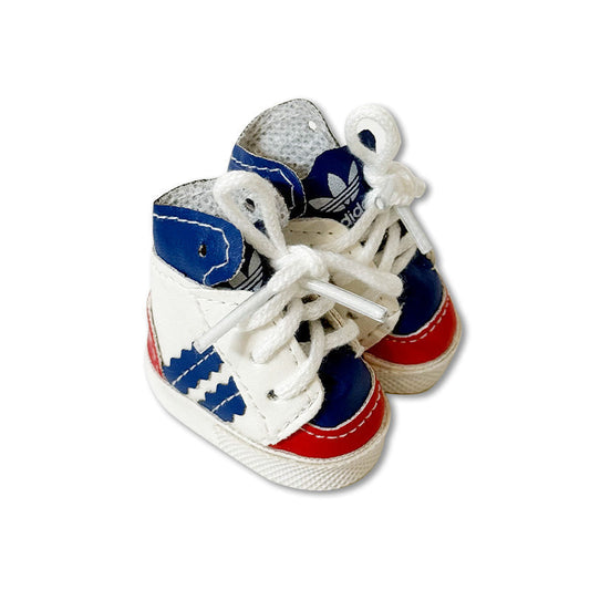 Labubu Outfit - Blue and Red sneakers