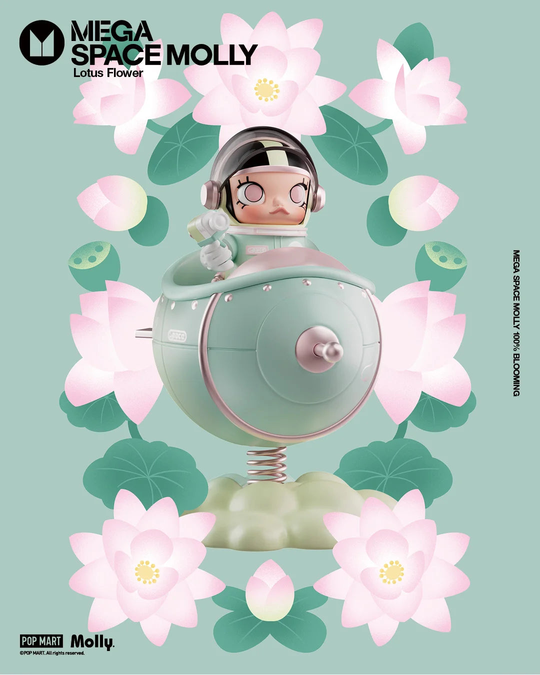 MEGA SPACE MOLLY BLOOMING SERIES 100%