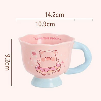 Lulu the Piggy Coffee Cup Gift Packaging
