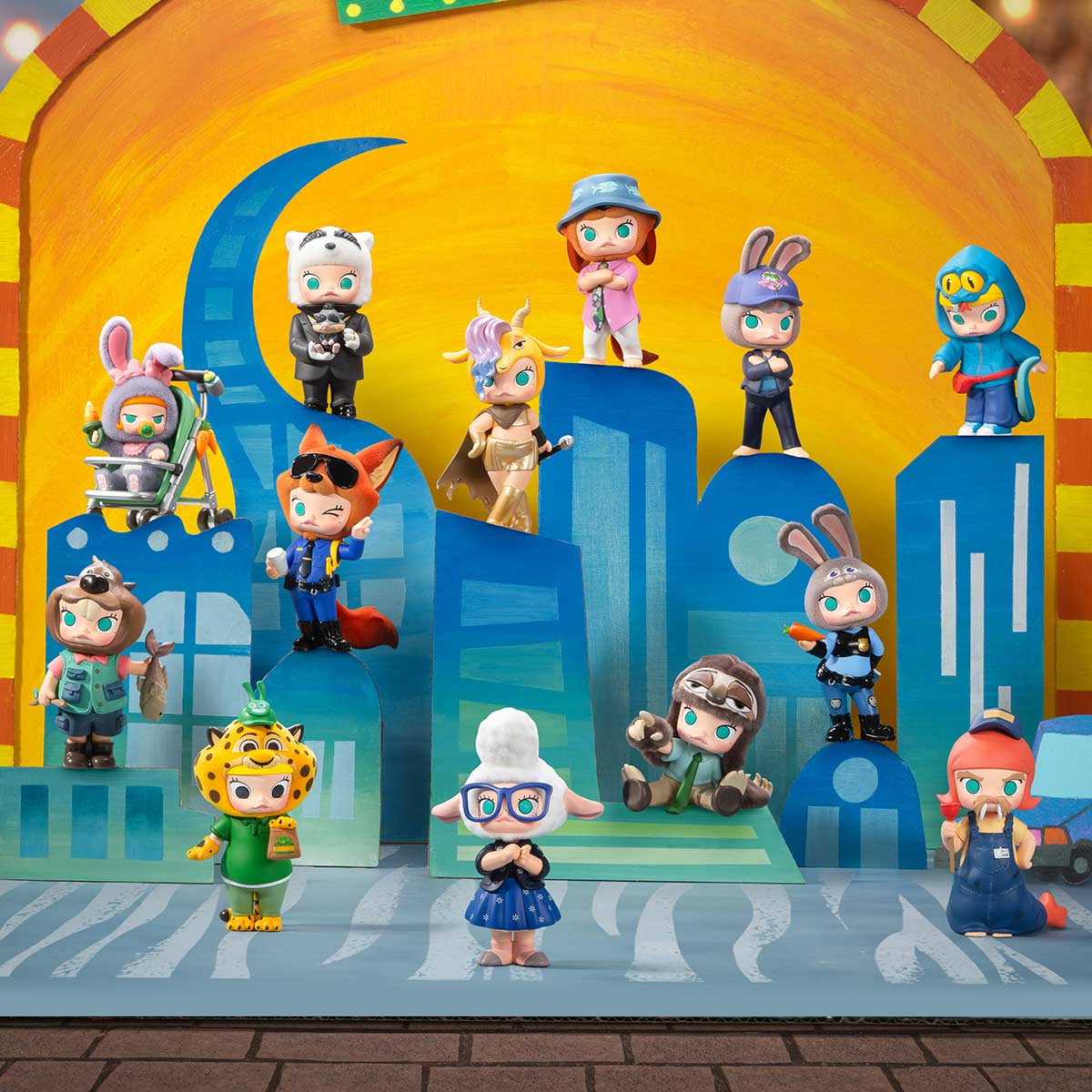 MOLLY × Zootopia Co-branded Series Figures (Pre-order 1-2 weeks arrive)