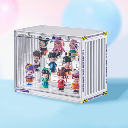 Three-Level Collectibles Display Box - White