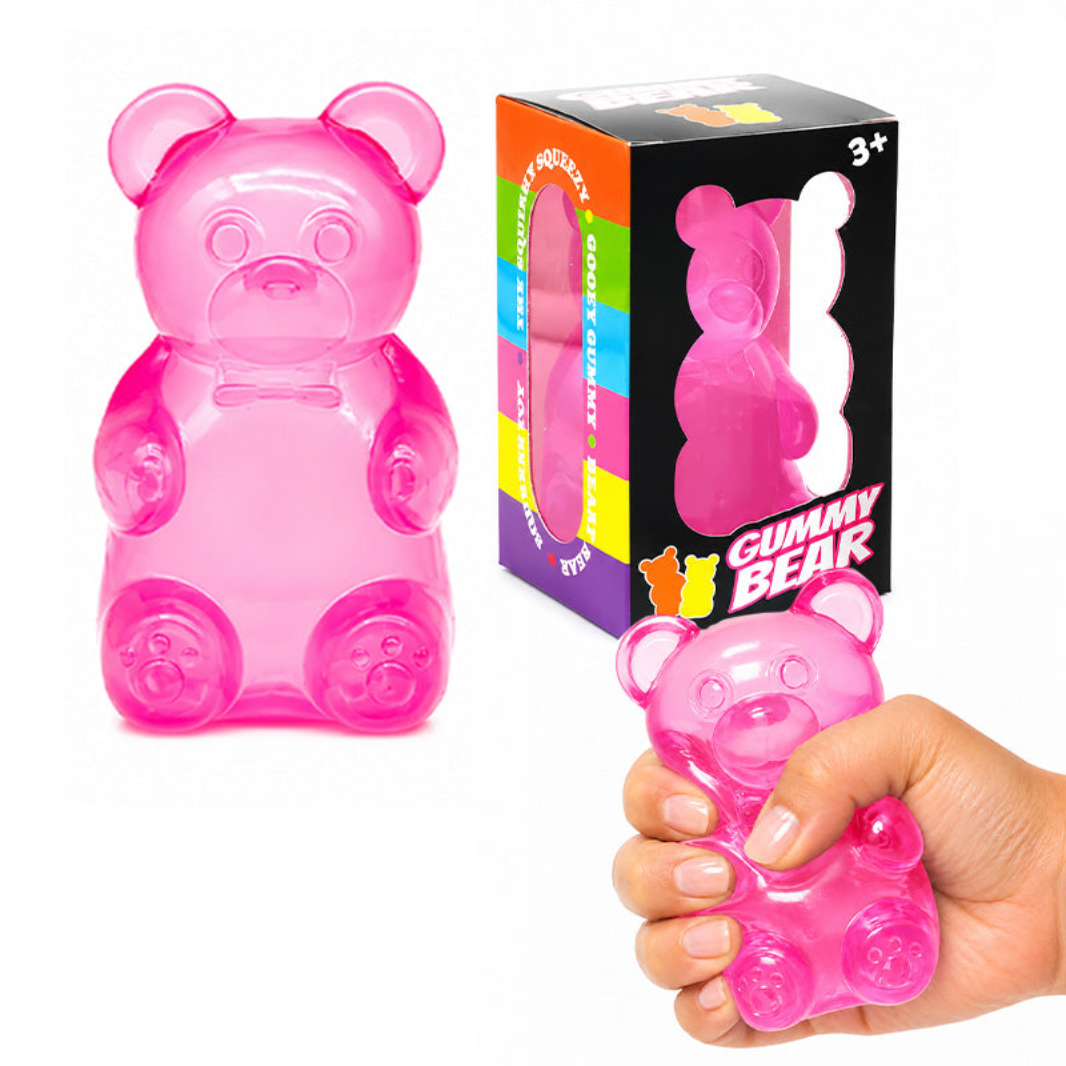 Blue Gummy Bear Squishy Toy | Sensory Stress Relief | AU Stock