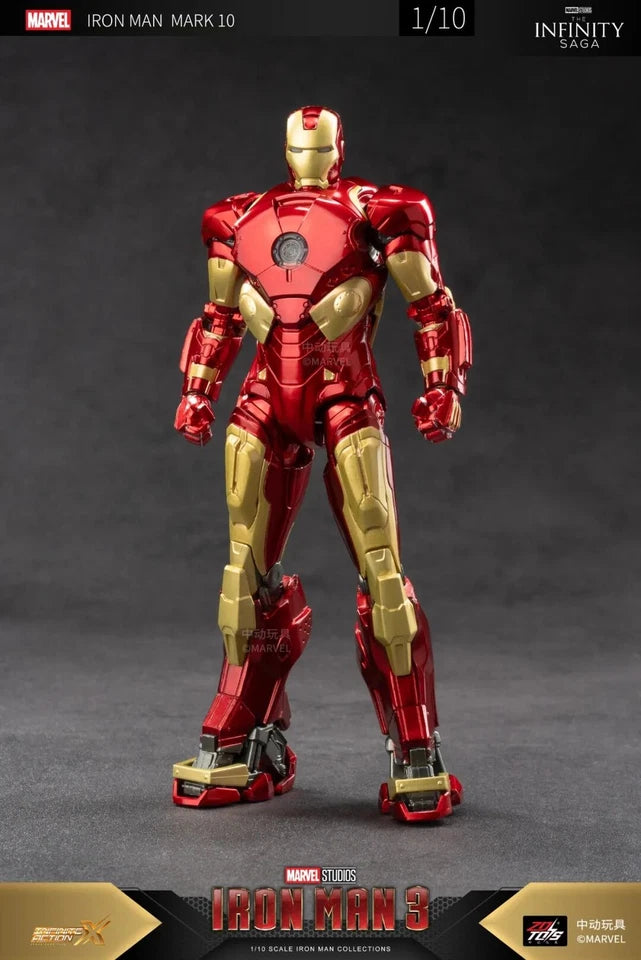 ZD Toys Marvel Avengers Advanced Suit 1/10 Iron Man MK10 Action
