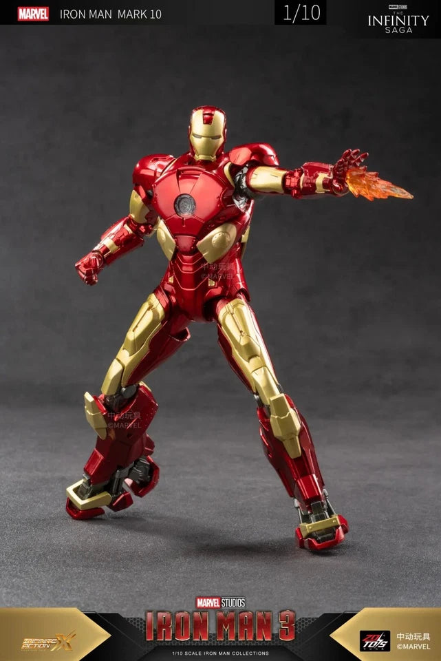 ZD Toys Marvel Avengers Advanced Suit 1/10 Iron Man MK10 Action Figure