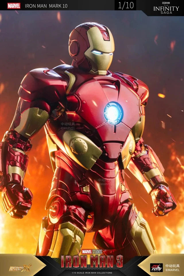 ZD Toys Marvel Avengers Advanced Suit 1/10 Iron Man MK10 Action Figure