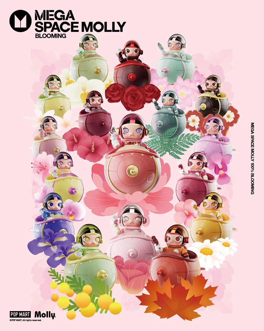 MEGA SPACE MOLLY BLOOMING SERIES 100%