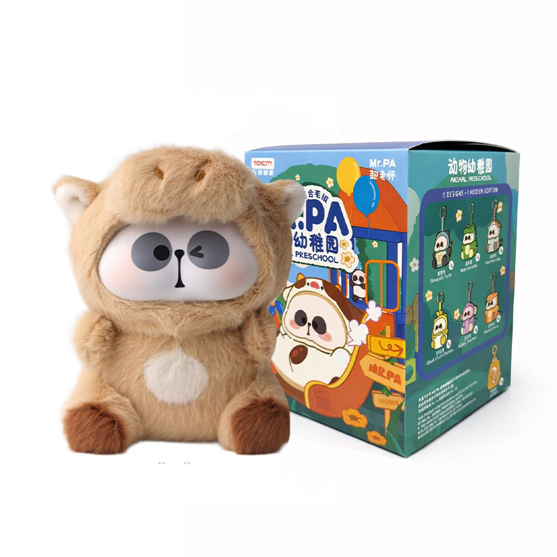 Mr Pa Animal Preschool Vinyl Plush Bag Charm Keychain Blind Box