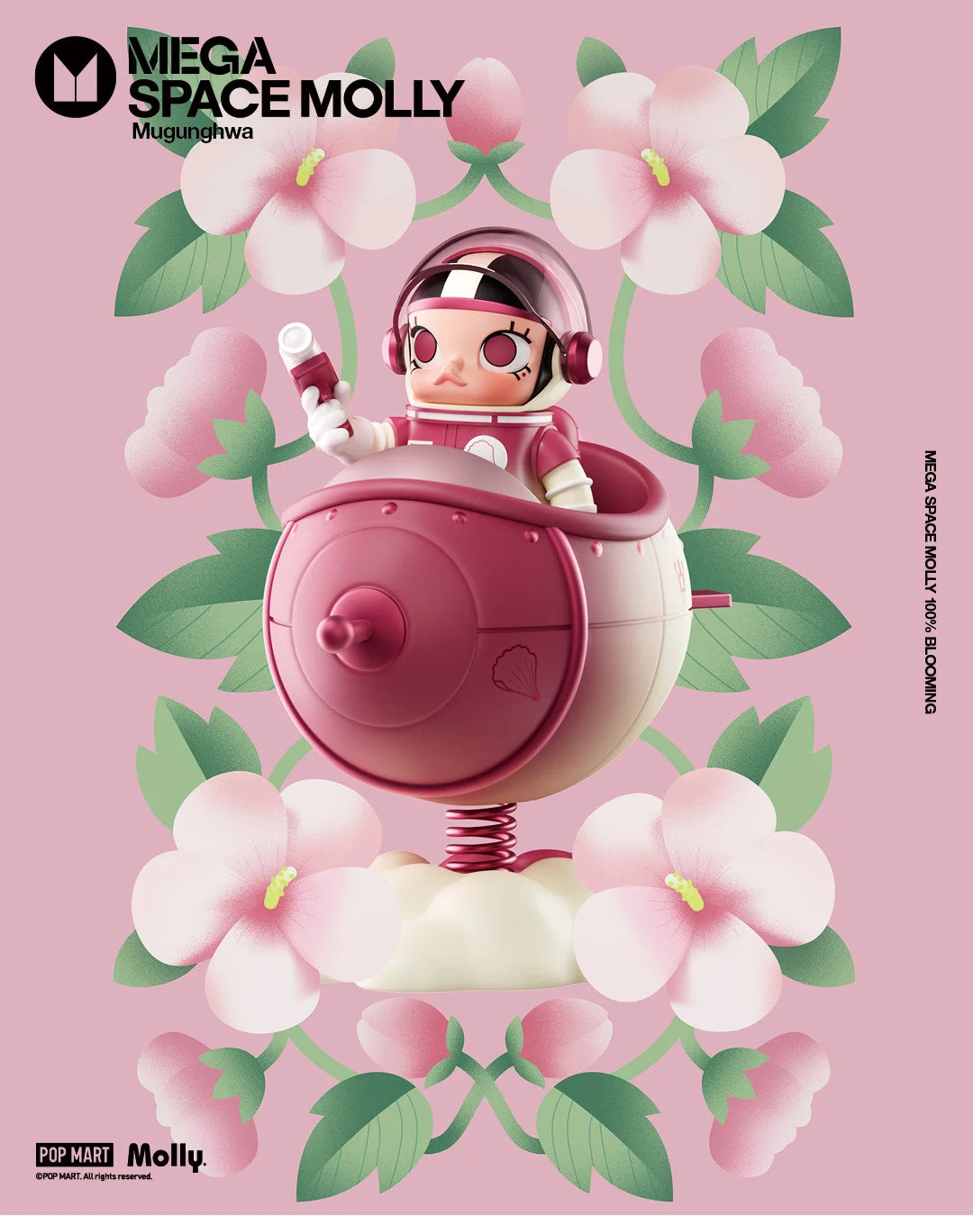 MEGA SPACE MOLLY BLOOMING SERIES 100%