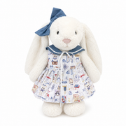 Nautical Outfit Set for 31cm Jellycat Bashful Bunny | Sailor Dress & Bow Headband