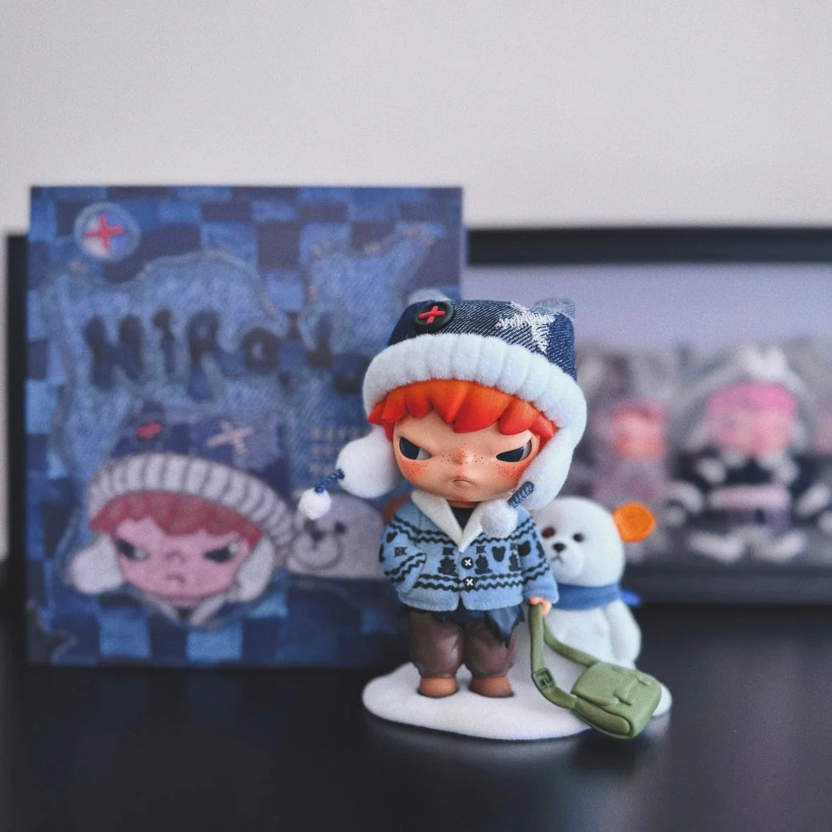 POP MART Hirono Before the Snow Melts Series Figure Hanging Card