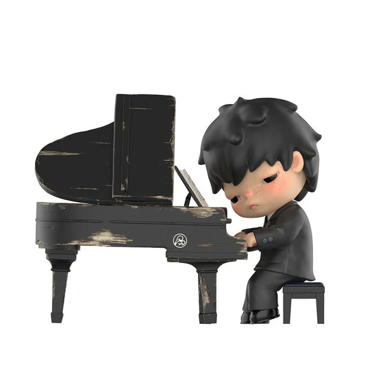 POP MART Hirono The Pianist 100% Figurine