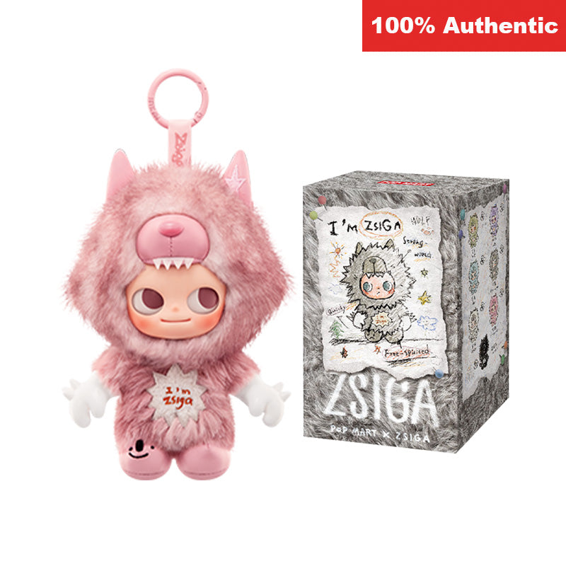 POPMART ZSIGA I'm Zsiga Series-Vinyl Plush Pendant
