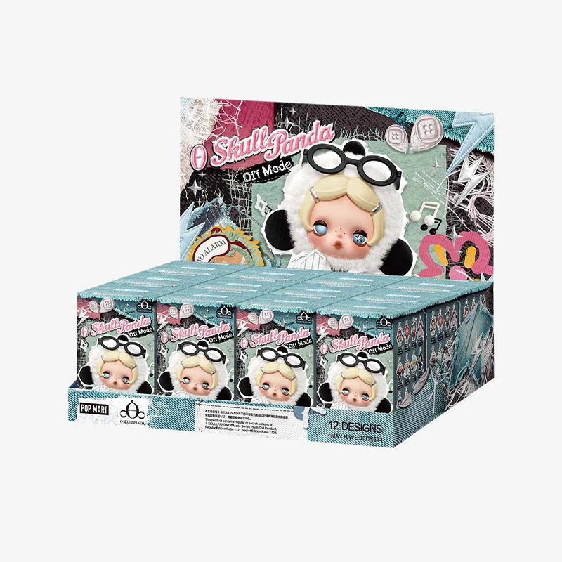 POPMART θ SKULLPANDA Off Mode Series Plush Doll Pendant