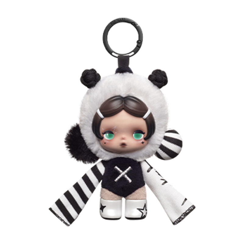 POPMART θ SKULLPANDA Off Mode Series Plush Doll Pendant