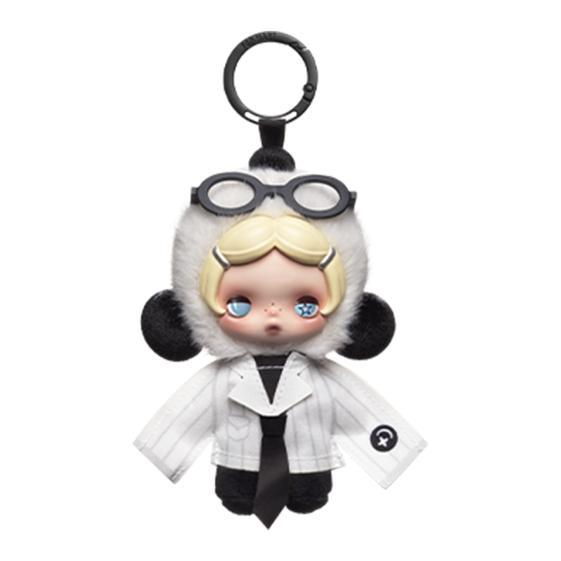 POPMART θ SKULLPANDA Off Mode Series Plush Doll Pendant