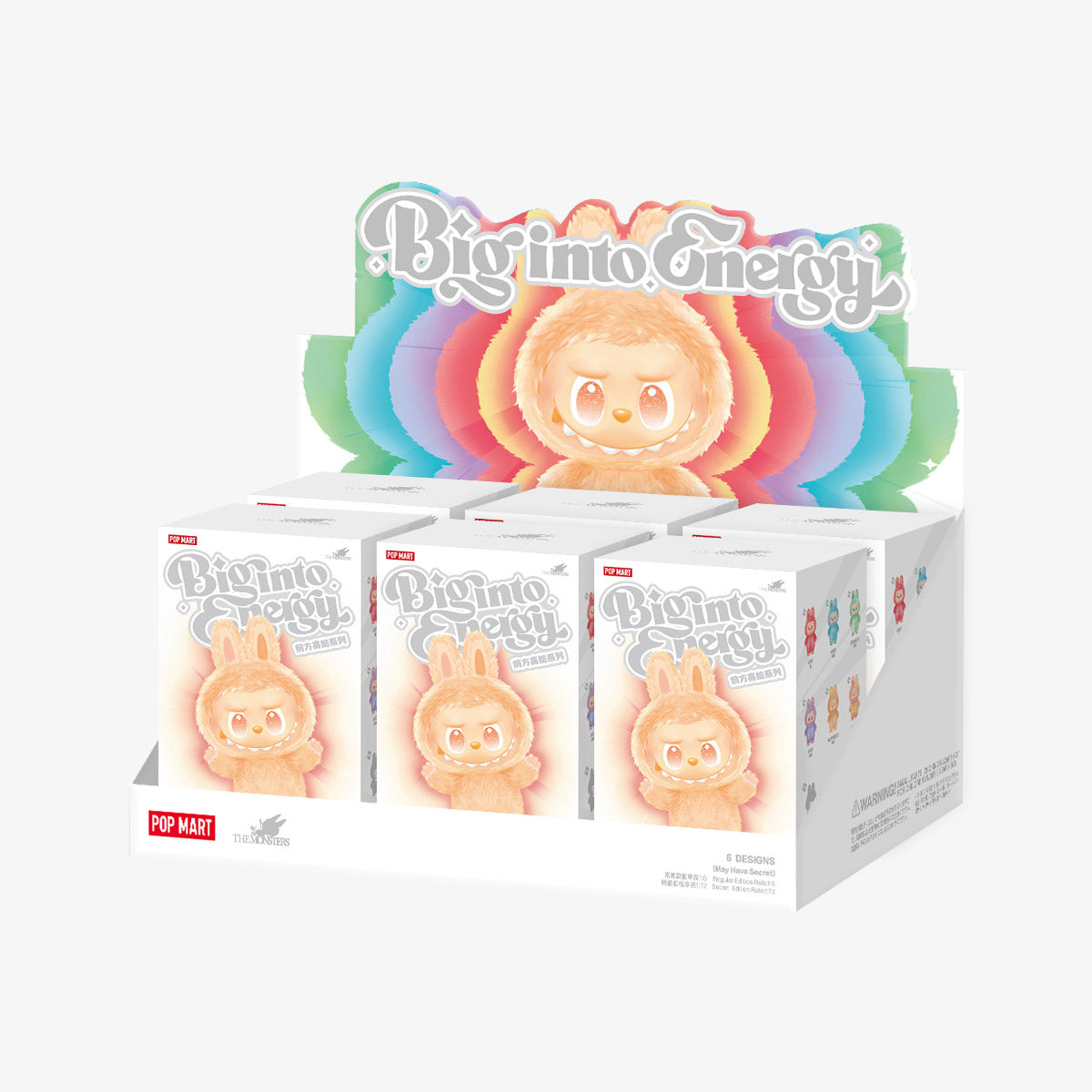 POPMART Labubu Big into Energy Series-Vinyl Plush Pendant Blind