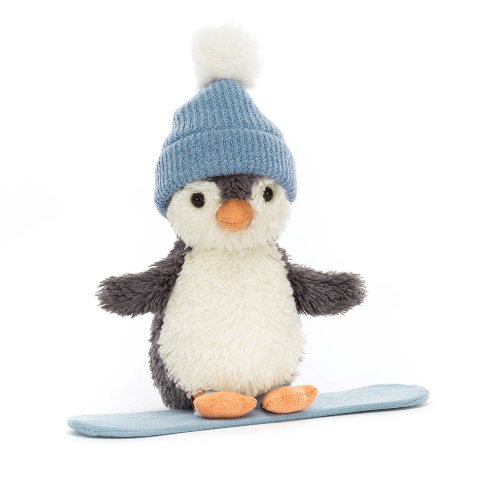 Jellycat Peanut Penguin Snowboarding 12cm