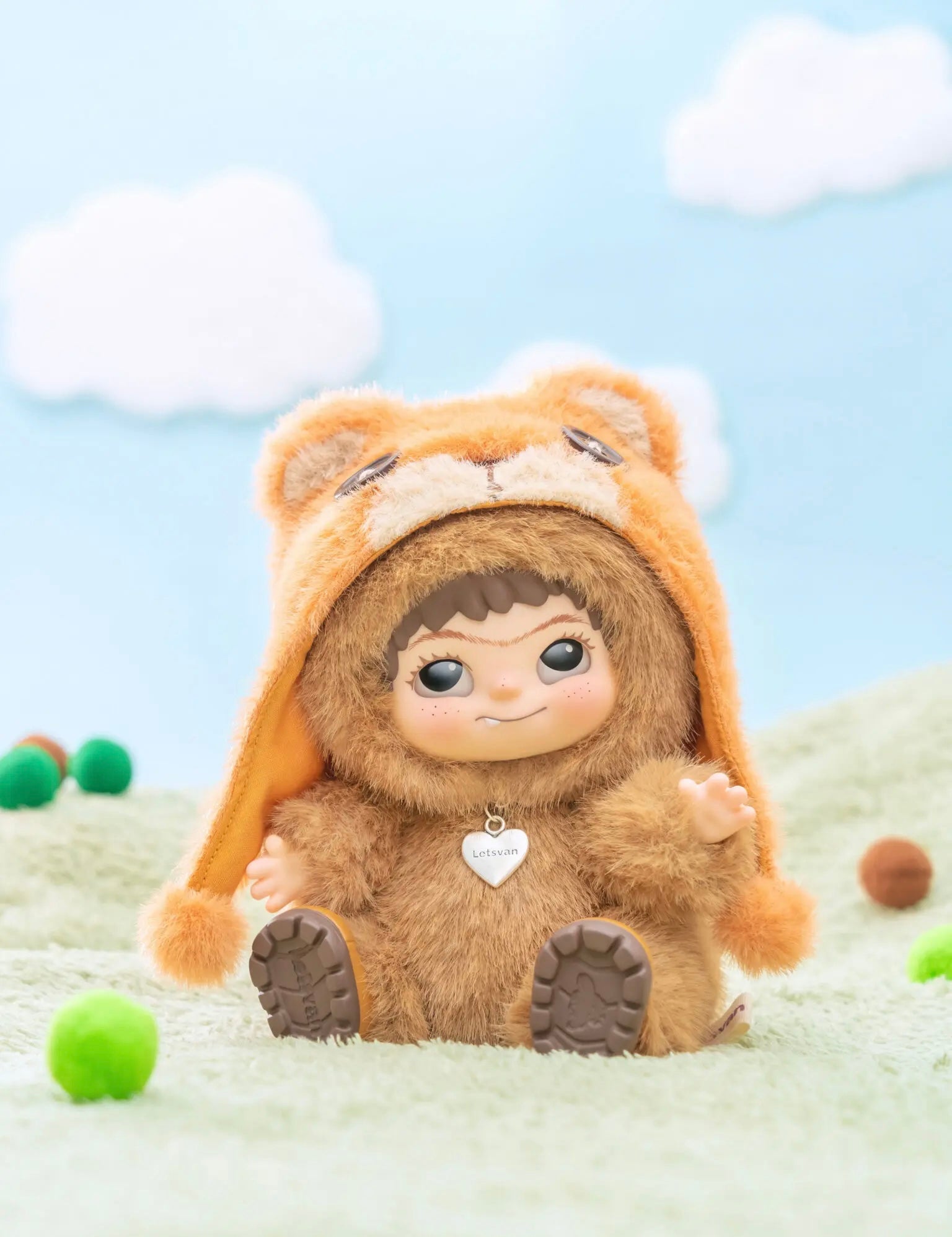 Letsvan WAKUKU Fuzzy Trendy Fun Party Series V1 Plush Blind Box