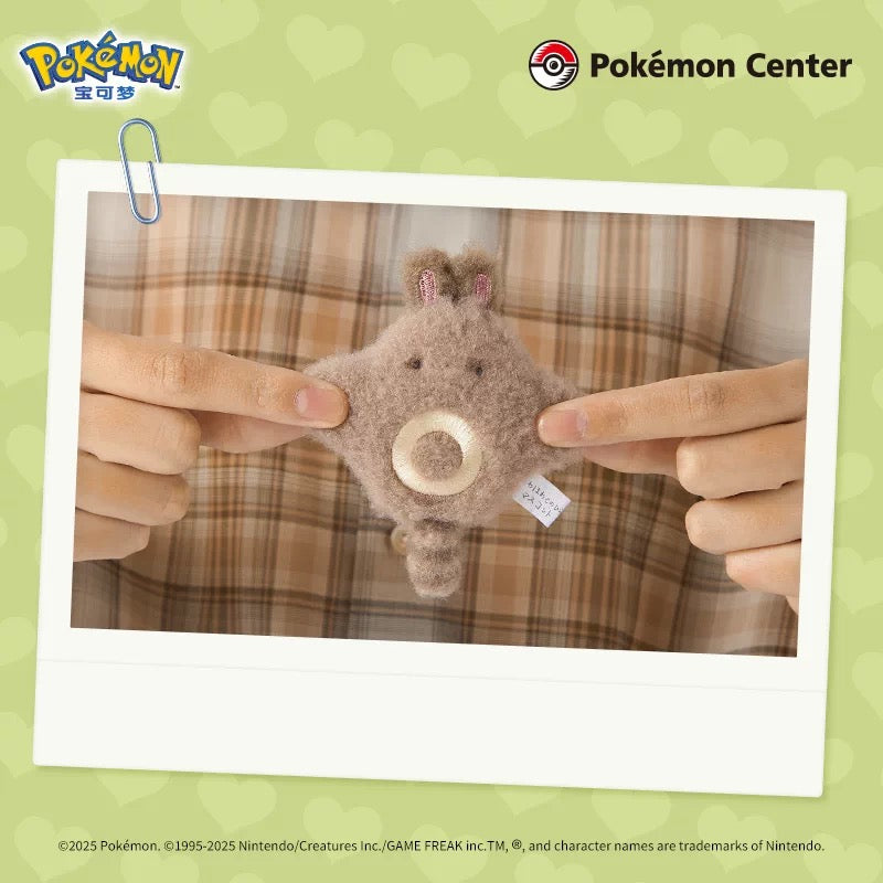 Pokémon Soft Fuzzy Plush Keychain – Mini Palm Plush Collection