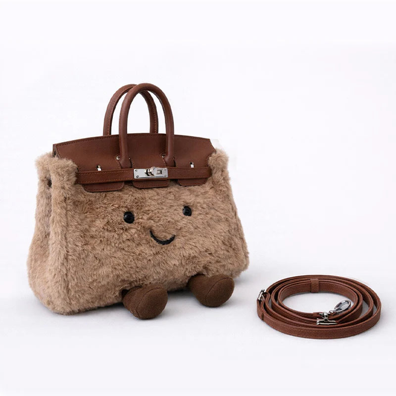 Premium Jollypuff Plush Handbag