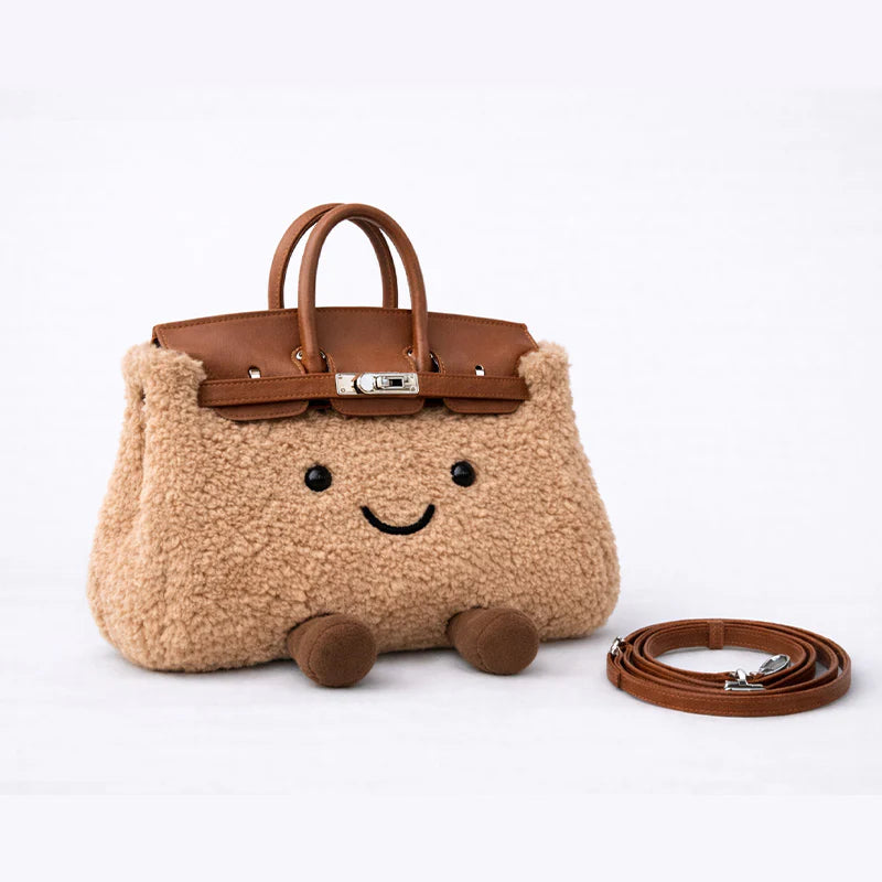 Premium Jollypuff Plush Handbag