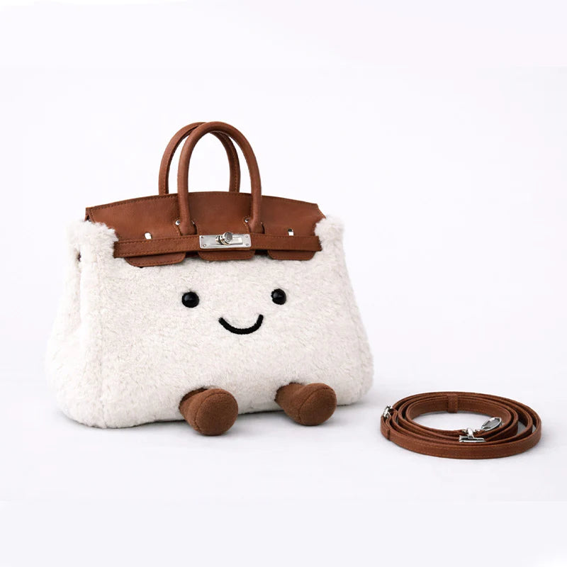 Premium Jollypuff Plush Handbag