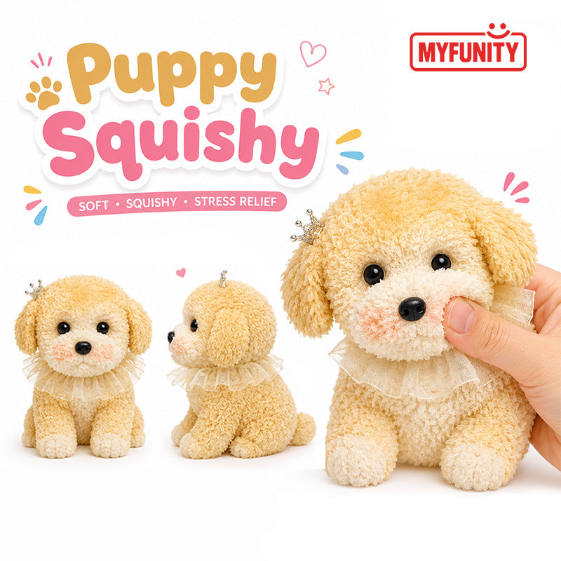 Big Size Puppy Cavoodle Squishy Sensory Toy ｜ AU STOCK