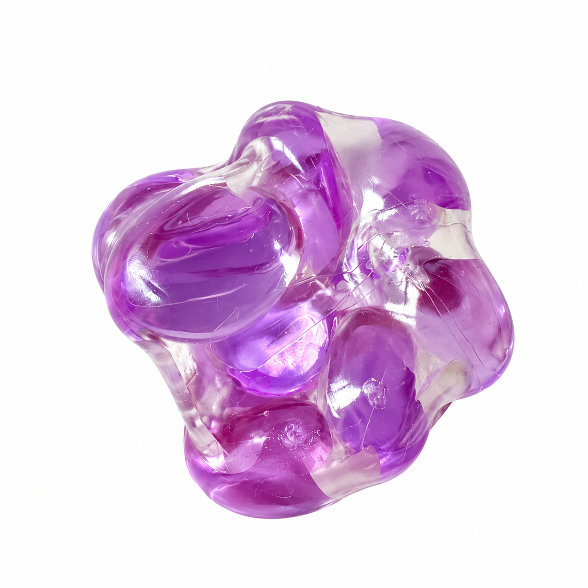 Purple Crystal Crunchy Squishy – Handmade