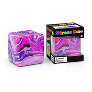 Purple Marble Cube Squishy Toy Sensory Toy AU Stock