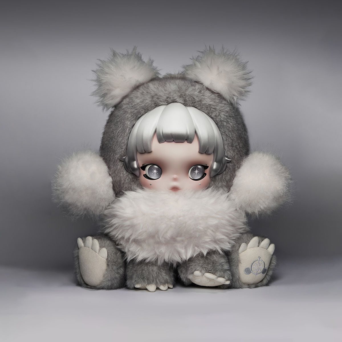 POPMART θ SKULLPANDA Punk Panda Plush Doll