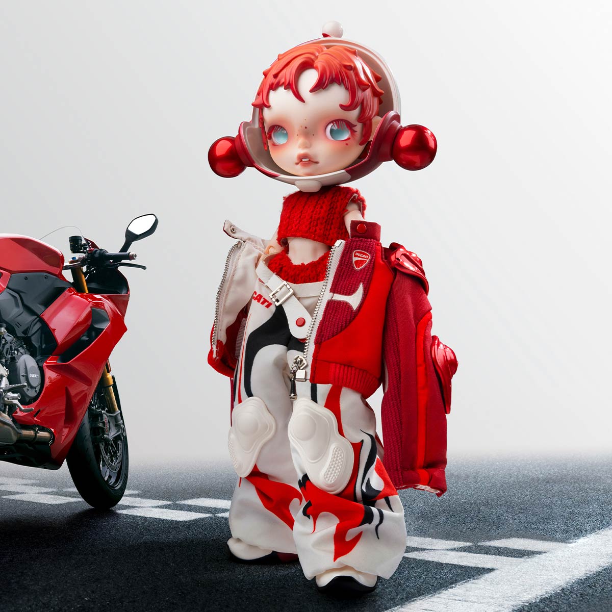 SKULLPANDA × DUCATI 1/6 Action Figure