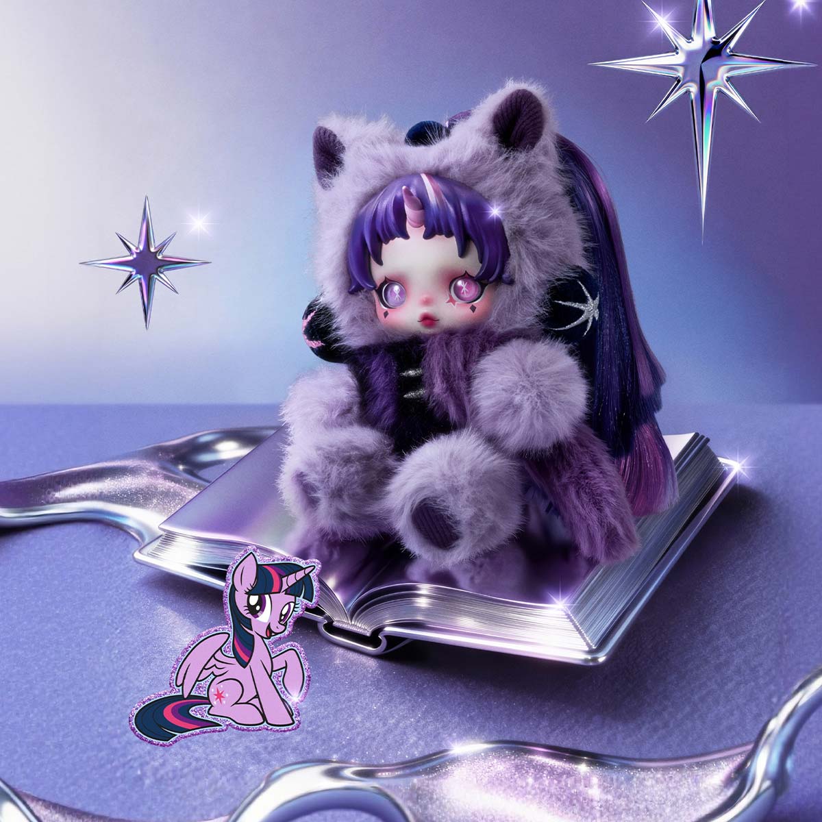SKULLPANDA × My Little Pony Series Plush Doll Pendant – MYFUNITY