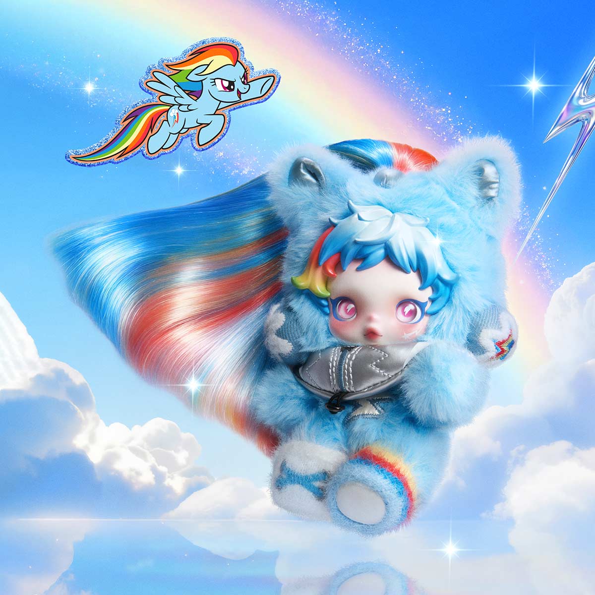 My Little Pony x SKULLPANDA ぬいぐるみペンダント SKULLPANDA × My Little Pony Series Plush Doll Pendant – MYFUNITY