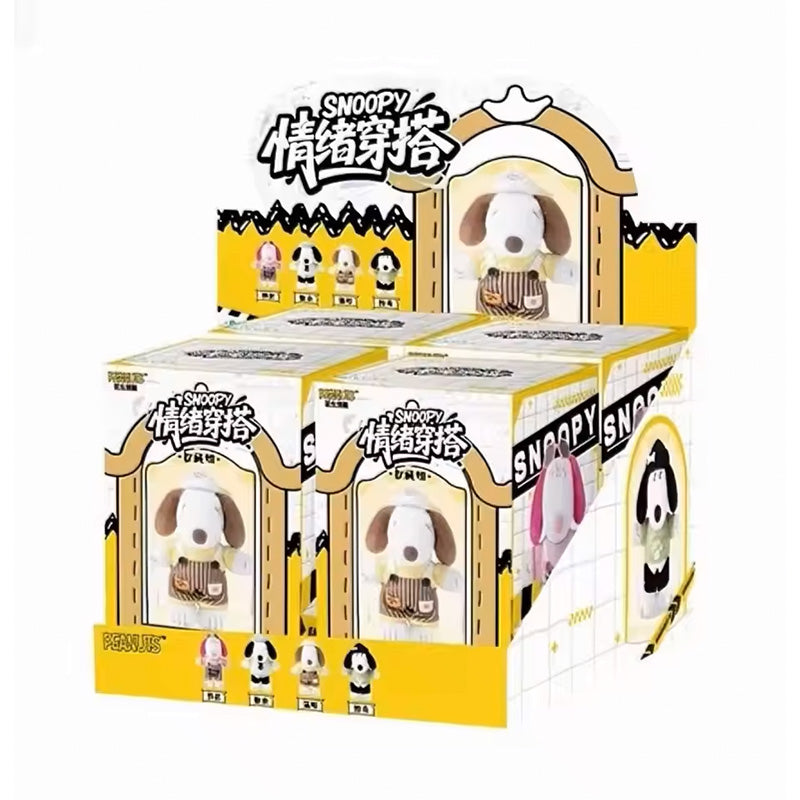 SNOOPY Mood Outfits Series Plush Keychain Blind Box