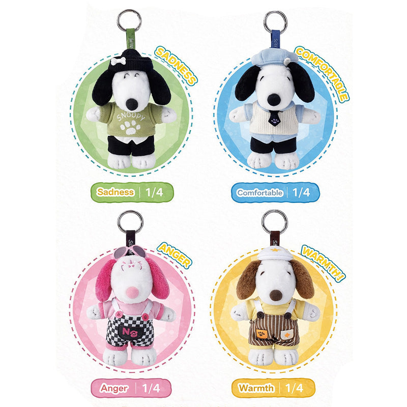 SNOOPY Mood Outfits Series Plush Keychain Blind Box