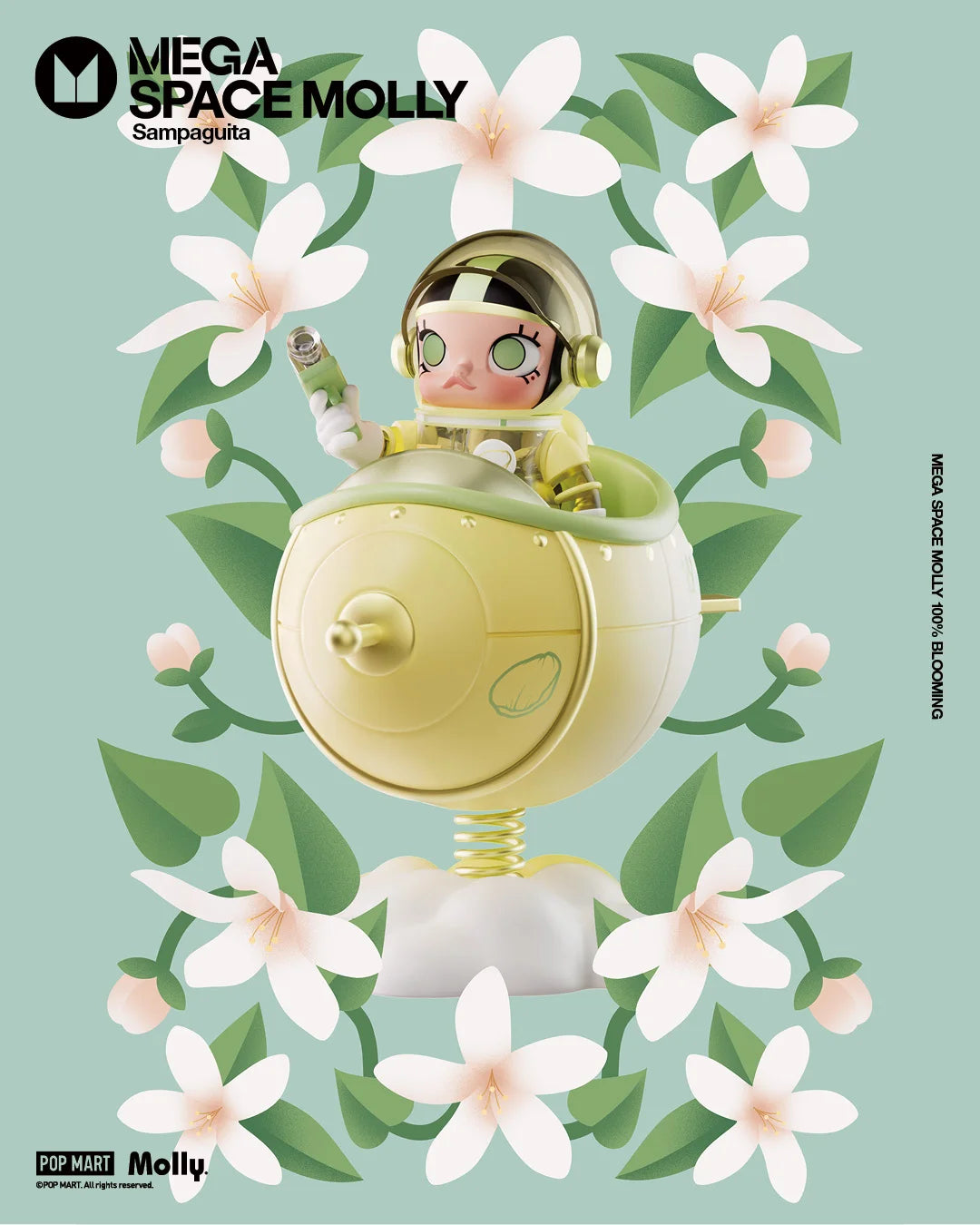 MEGA SPACE MOLLY BLOOMING SERIES 100%