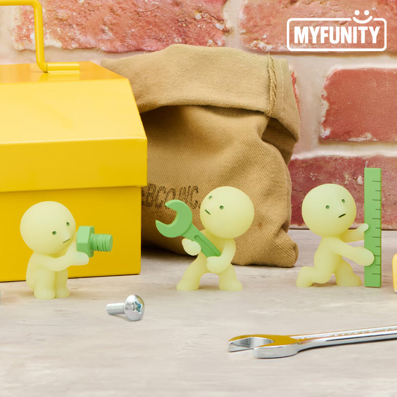 Smiski Construction Series Blind Box 100% Authentic