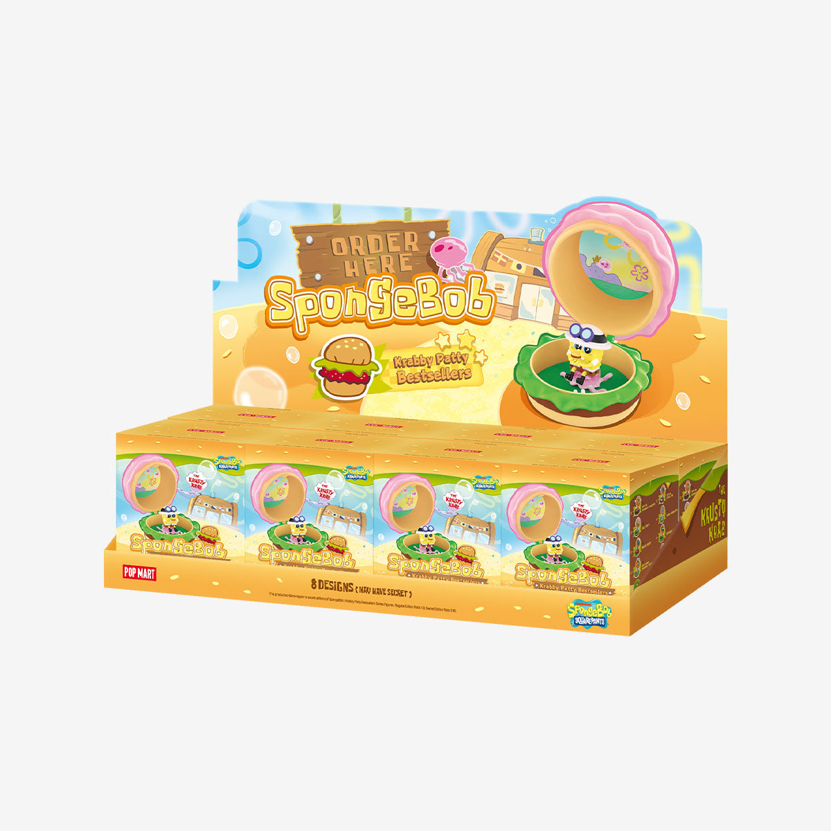 POPMART SpongeBob: Krabby Patty Bestsellers Series Figures