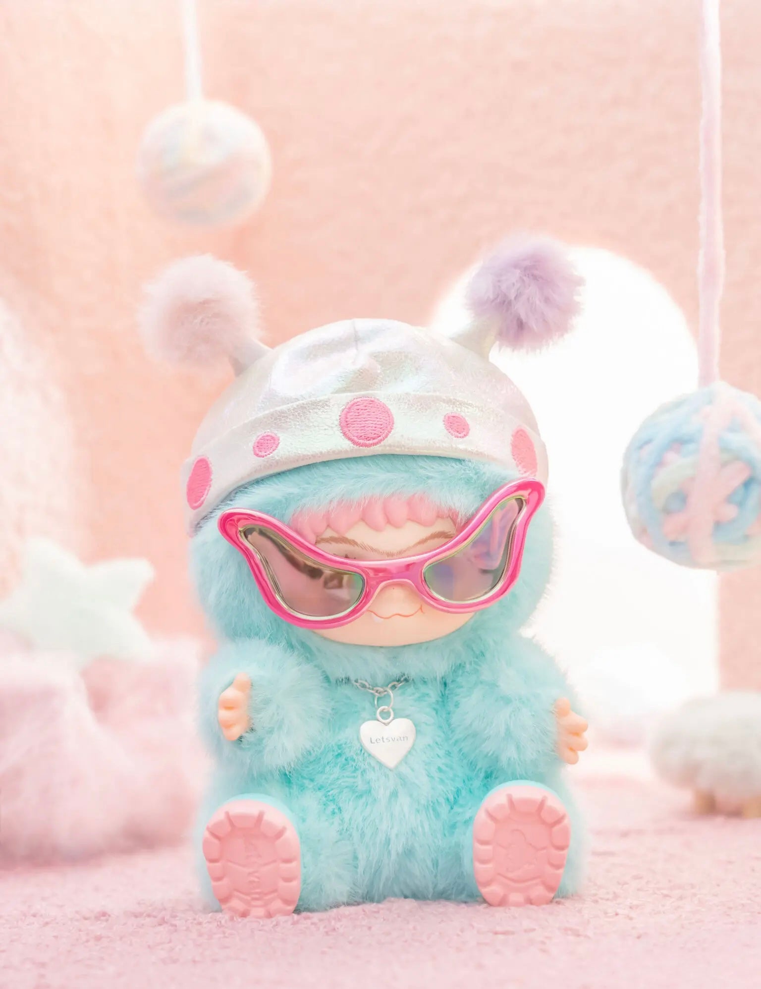 Letsvan WAKUKU Fuzzy Trendy Fun Party Series V1 Plush Blind Box