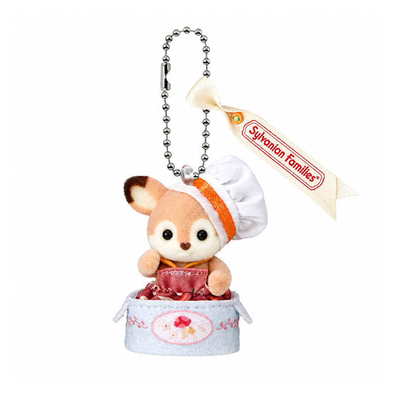 Sylvanian Families Baby Deer Warm Soup Keychain