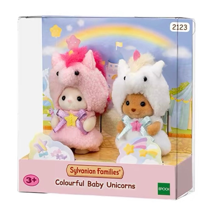 Sylvanian Families Baby Pair Colorful Unicorns Set