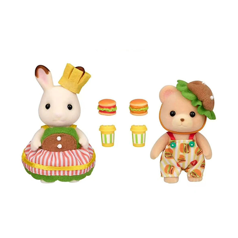 Sylvanian Family buger buddies Set Authentic