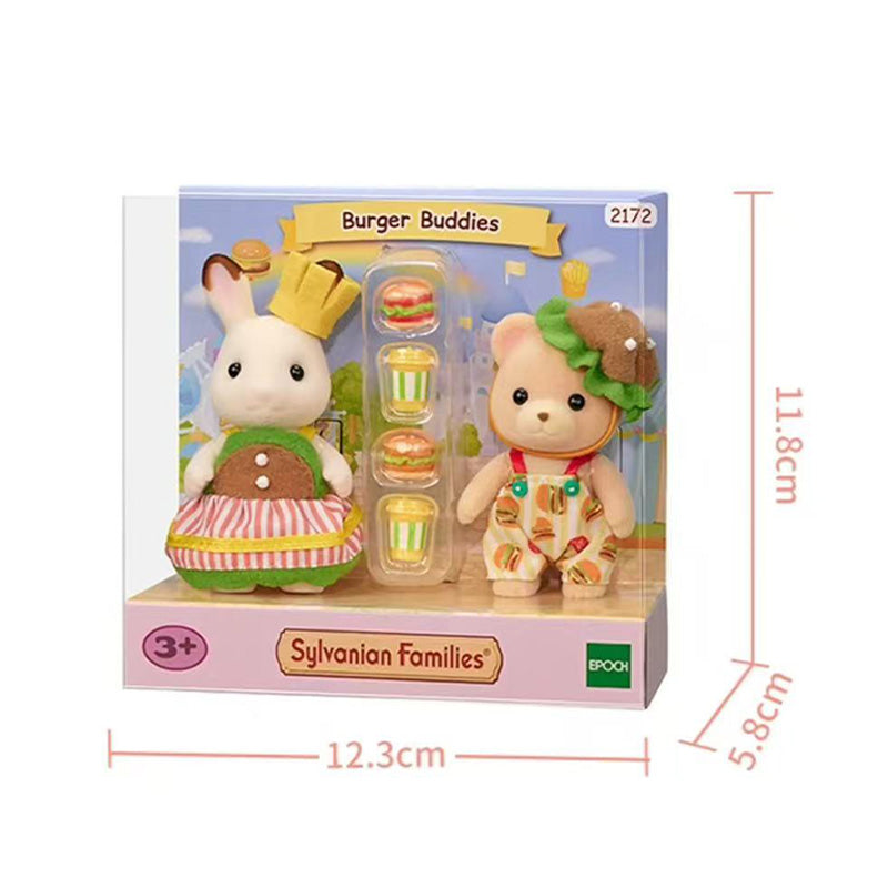 Sylvanian Family buger buddies Set Authentic
