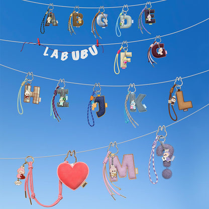 POPMART Labubu Pin for Love Series- Letter Pendant Blind Box (A-M) PRE-ORDER 1-2 Weeks Arrive