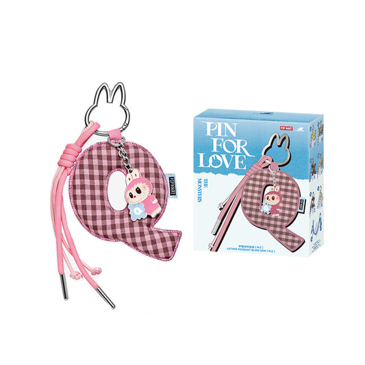 POPMART Labubu Pin for Love Series- Letter Pendant Blind Box (N-Z) PRE-ORDER 1-2 Weeks Arrive