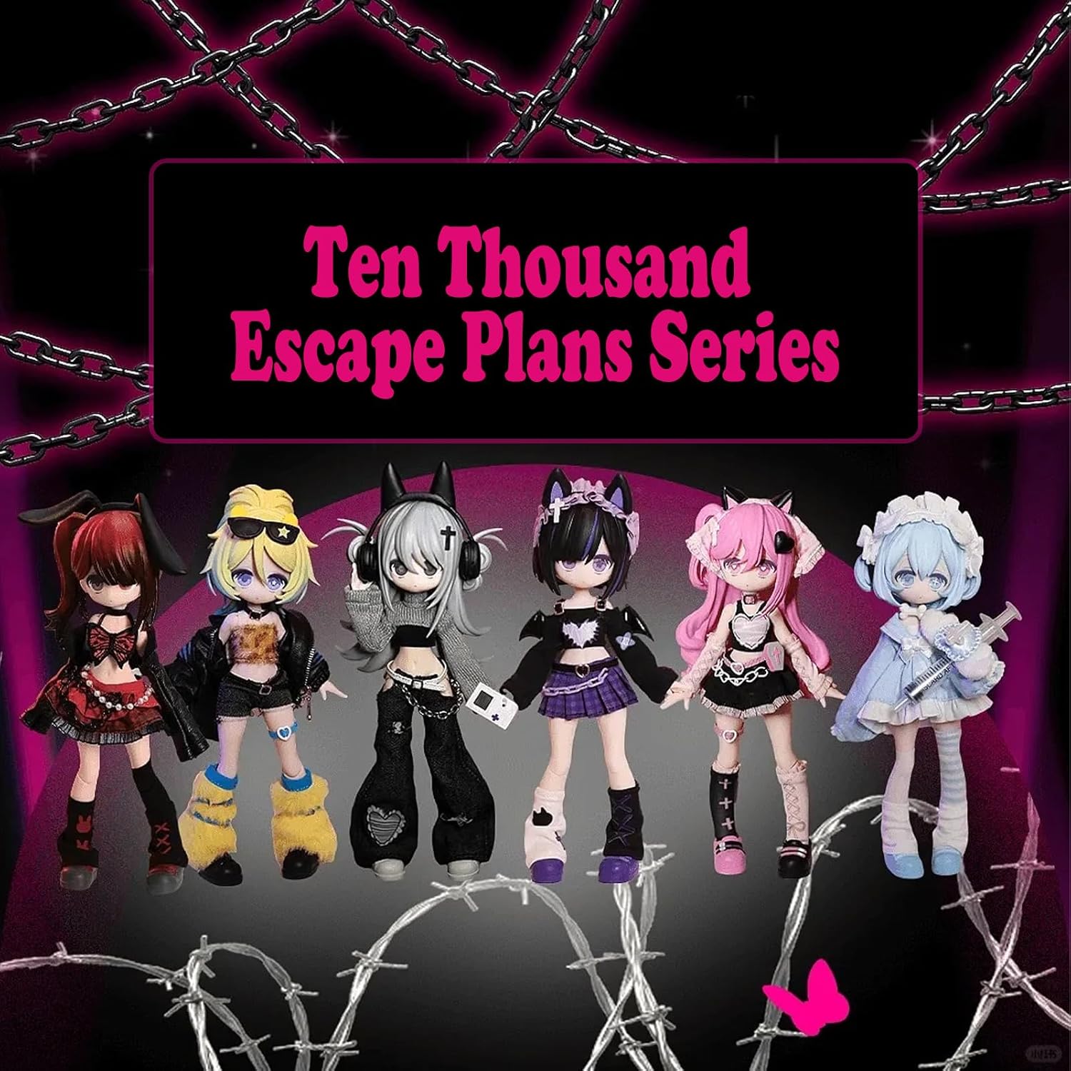 Ten Thousand Escape Plans Series Action Figure BJD Blind Box