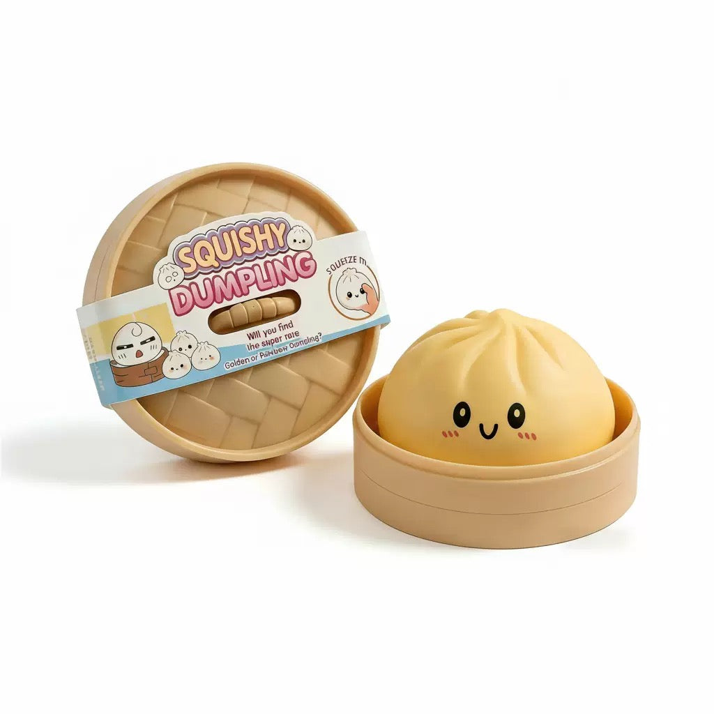 The Viral Mystery Dumplings Sensory Squishy Stress Relief Toy with Box Blind Box