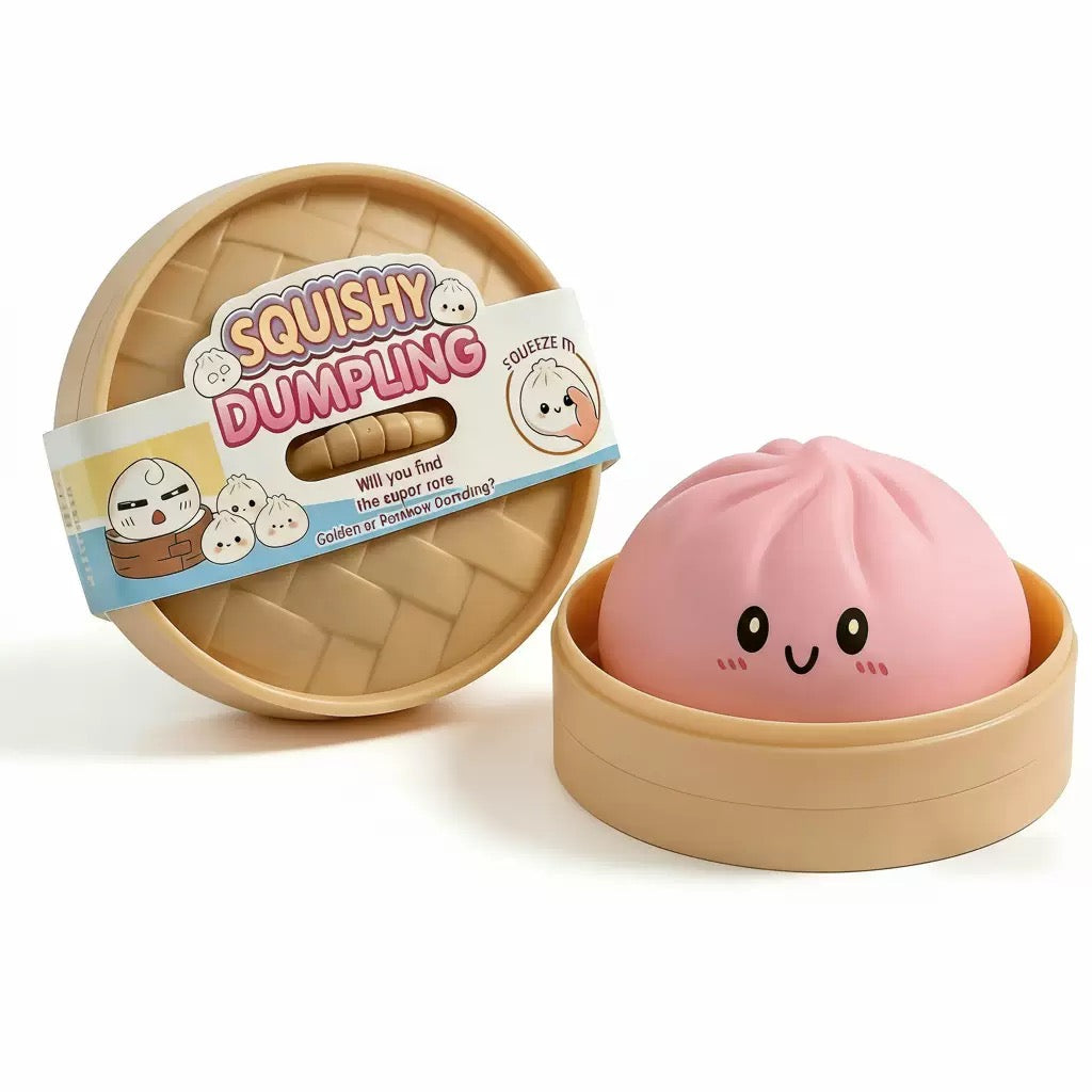 The Viral Mystery Dumplings Sensory Squishy Stress Relief Toy with Box Blind Box