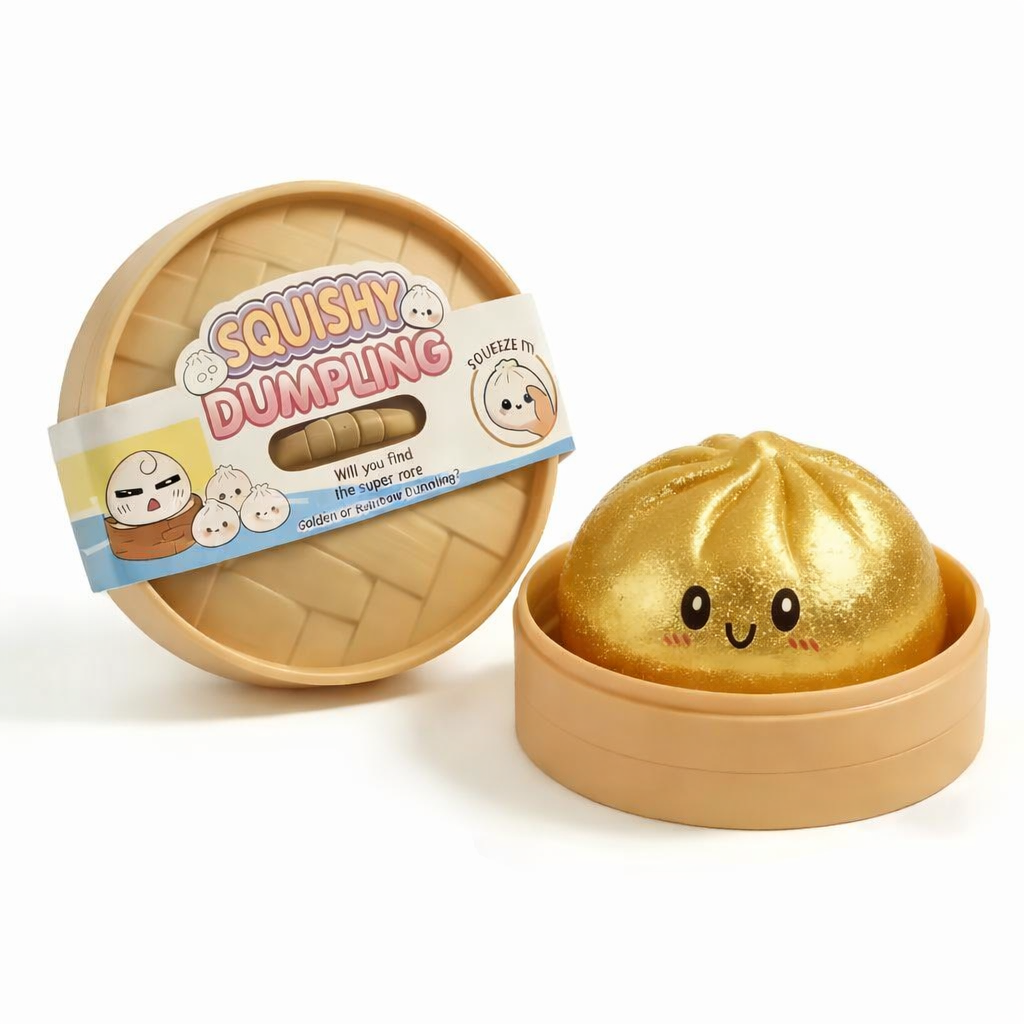The Viral Mystery Dumplings Sensory Squishy Stress Relief Toy with Box Blind Box