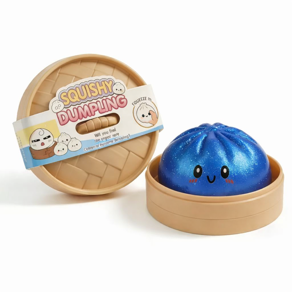 The Viral Mystery Dumplings Sensory Squishy Stress Relief Toy with Box Blind Box